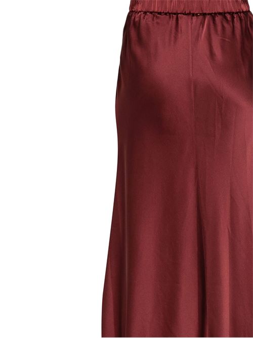 Bordeaux silk satin skirt FORTE FORTE | 9919CACAO